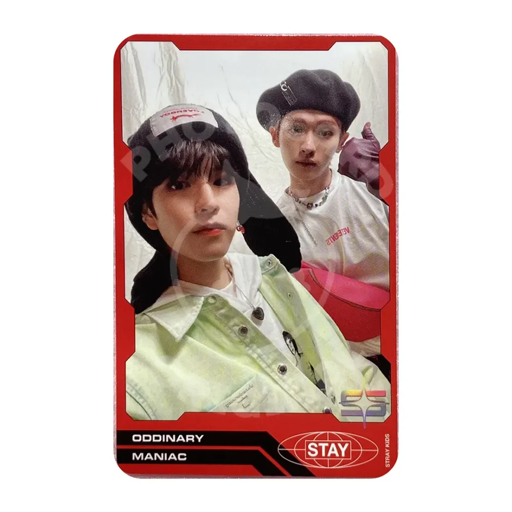 Photocard Stray Kids | Oddinary Unit Mask Off [Seungmin & Lee Know]