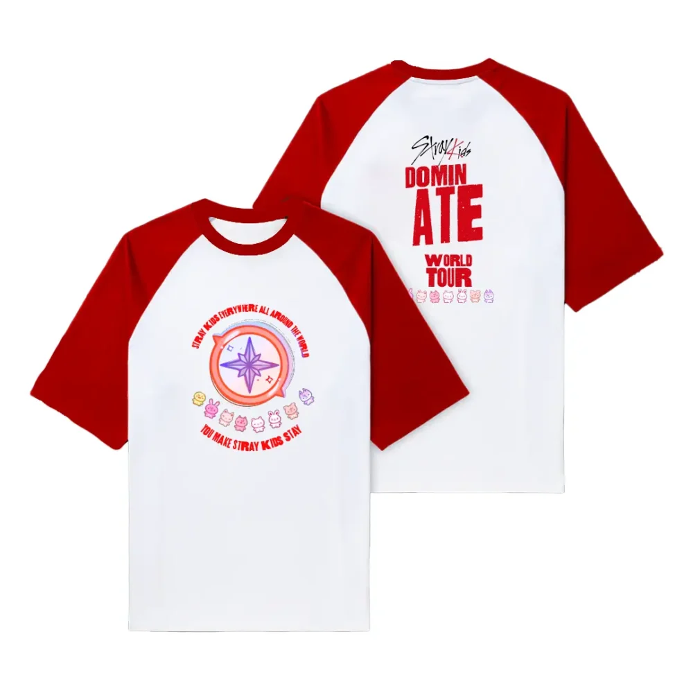 Camiseta Oversize Stray Kids | dominATE World Tour