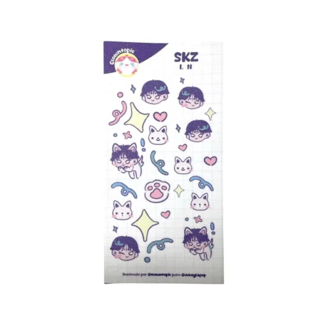Hoja de stickers Stray Kids | I. N