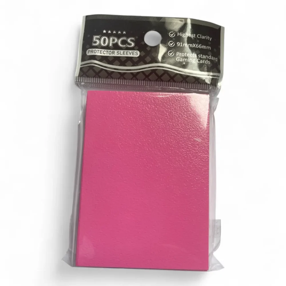 Set Sleeves x 50 | Parte posterior rosado