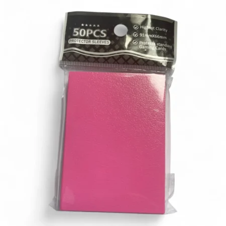 Set Sleeves x 50 | Parte posterior rosado