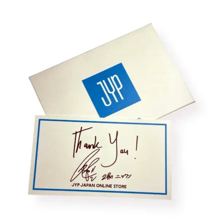 Tarjeta de agradecimiento JYP | 2PM Nichkhun