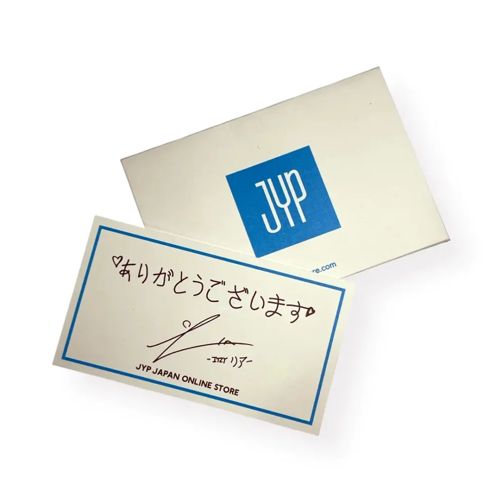 Tarjeta de agradecimiento JYP | Itzy Lia