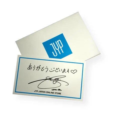 Tarjeta de agradecimiento JYP | Twice Tzuyu