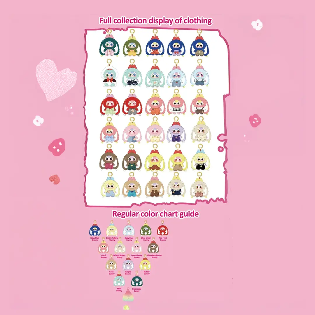 Baby Three V2 Rabbit Macaron Cute Bunny Plush Series Blind Box - Imagen 7