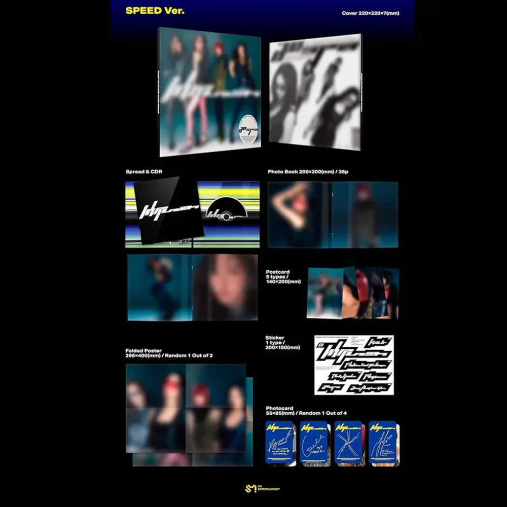 Aespa - Whiplash | Speed Ver. (Target Exclusive Cover + Photocard) - Imagen 2