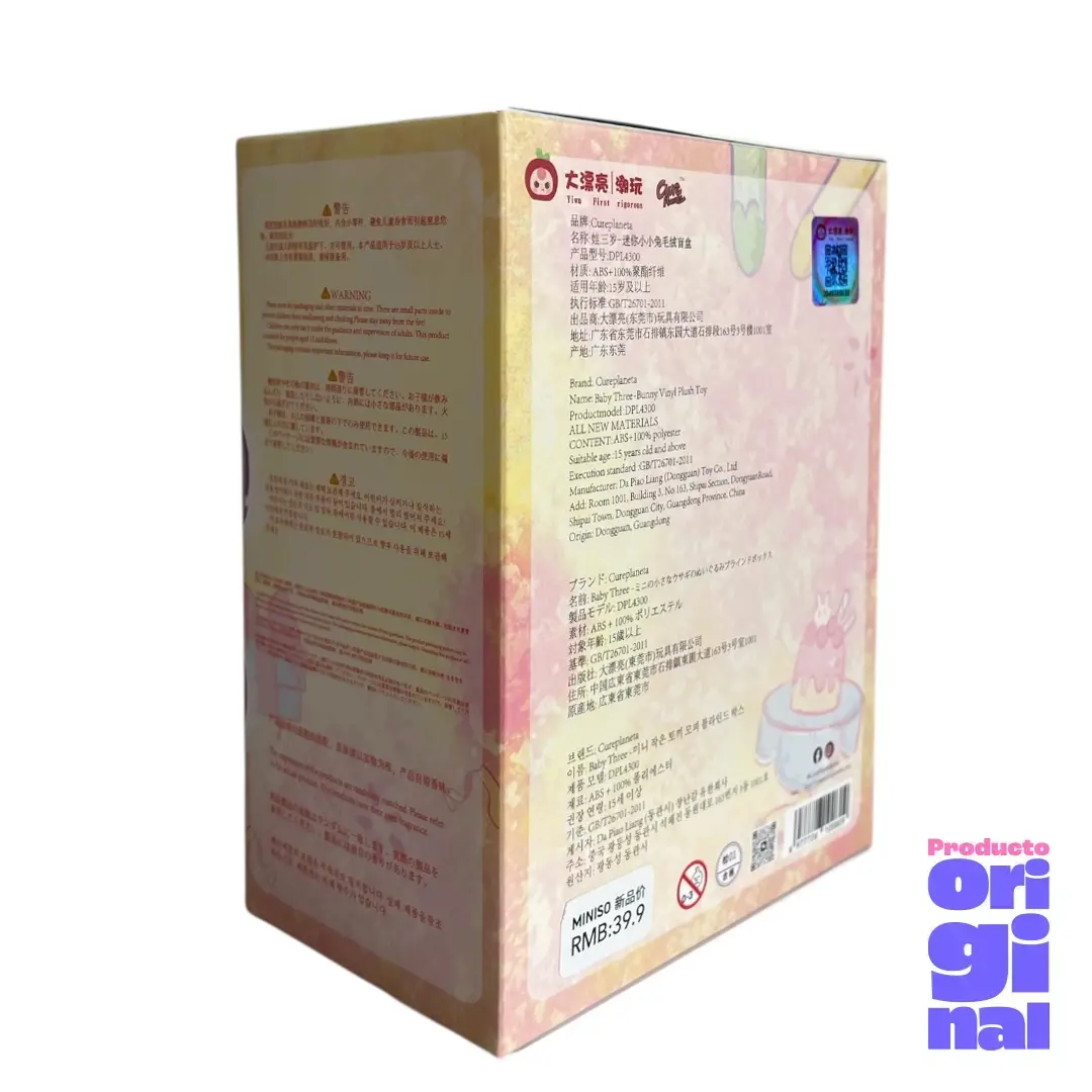 Baby Three Mini Bunny Plush Series Blind Box - Imagen 2