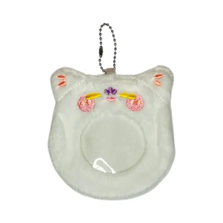 Protector para botones en peluche | Gato Blanco