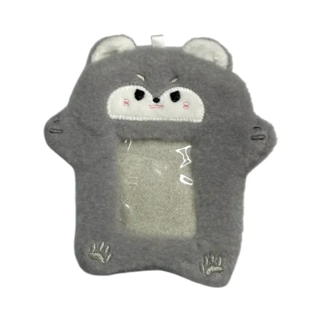 Cardholder Peluche | Lobo Gris