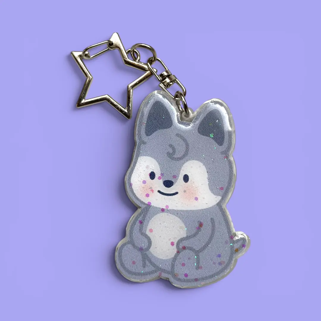 Llavero Stray Kids Skzoo Teddy Bear | Wolf Chan