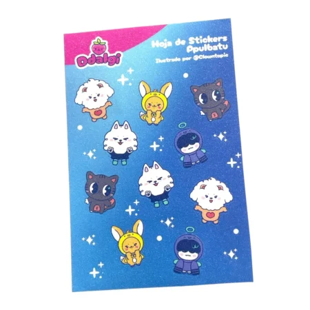Hoja de stickers TXT | Ppulbatu
