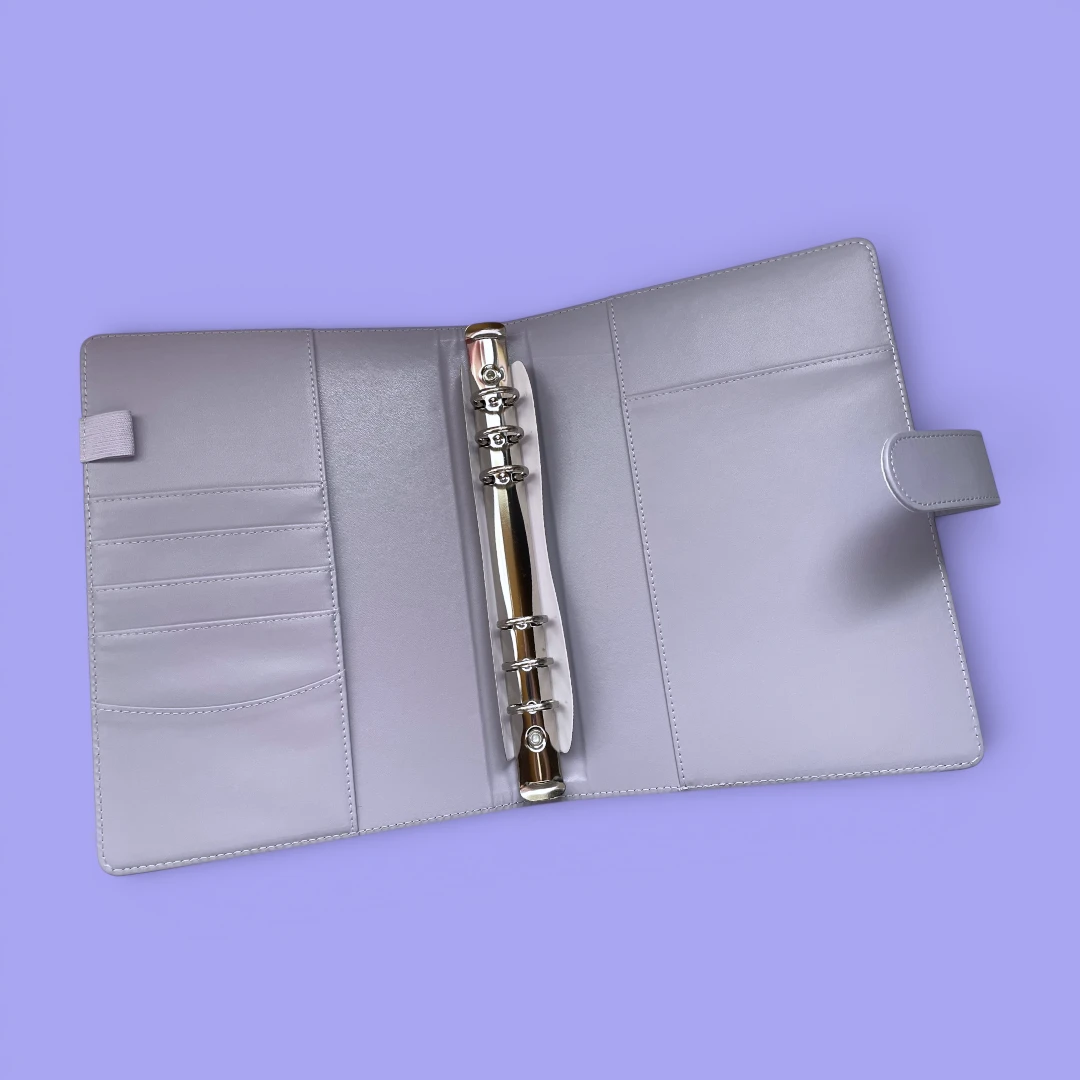 Binder Macaron A5 | Lila (+ 10 hojas doble cara) - Imagen 3