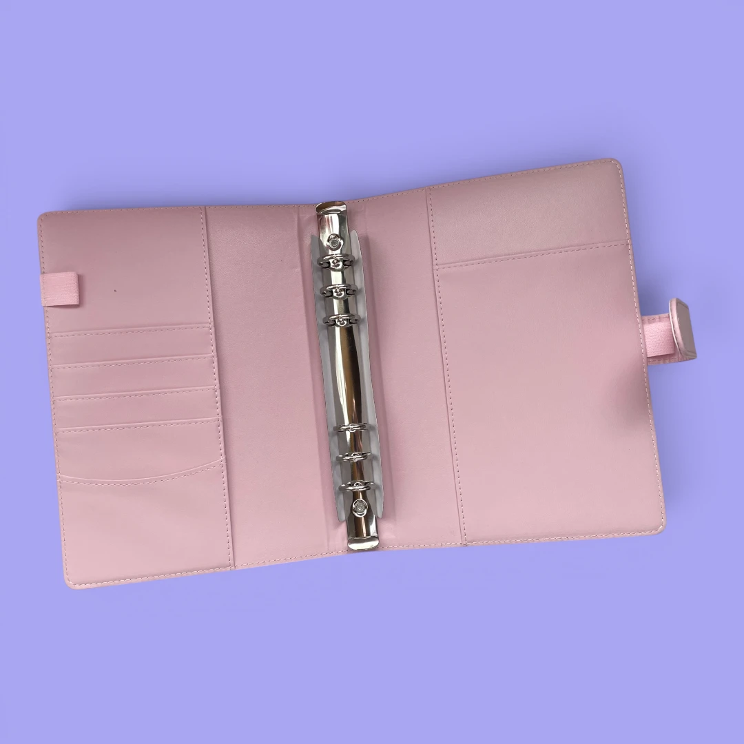 Binder Macaron A5 | Rosado (+ 10 hojas doble cara) - Imagen 3