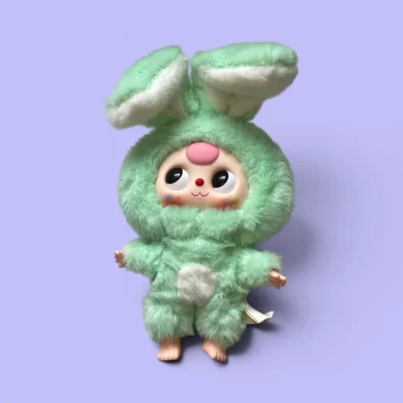 Baby Three Rabbit Macaron Cute Bunny Plush Series