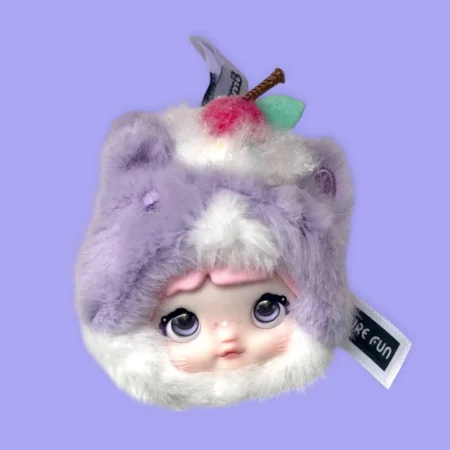 NOMMI 100% Sweetness Mini Plush Pendant | Taro With Cream