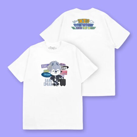 Camiseta Fanmade SKZOO Everywhere All Around The World | Bang Chan [Preventa] - M