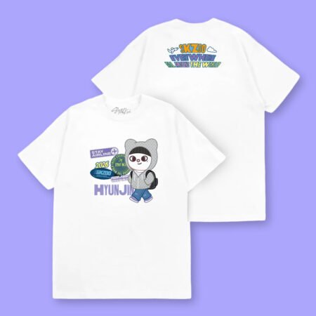 Camiseta Fanmade SKZOO Everywhere All Around The World | Hyunjin [Preventa]