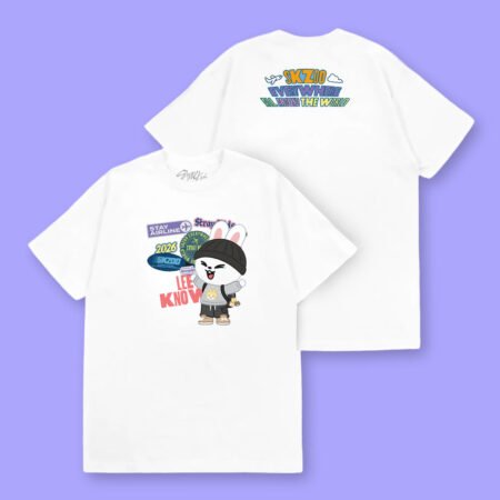 Camiseta Fanmade SKZOO Everywhere All Around The World | Lee Know [Preventa]