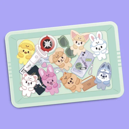 Mouse Pad Fanmade | SKZOO Everywhere All Around The World