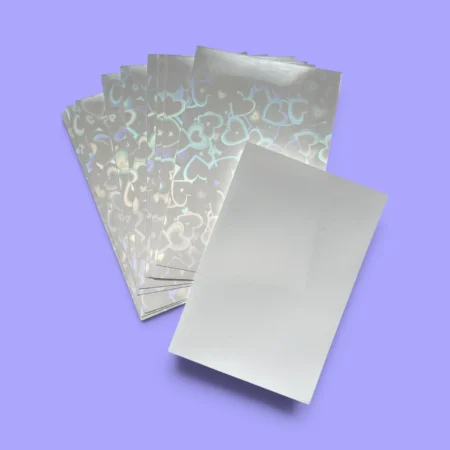 Sleeves Protectores Holográficos | Estrellitas Blanco